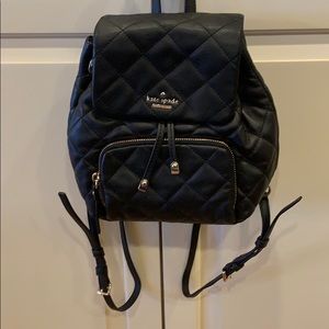 Kate Spade quilted backpack.
